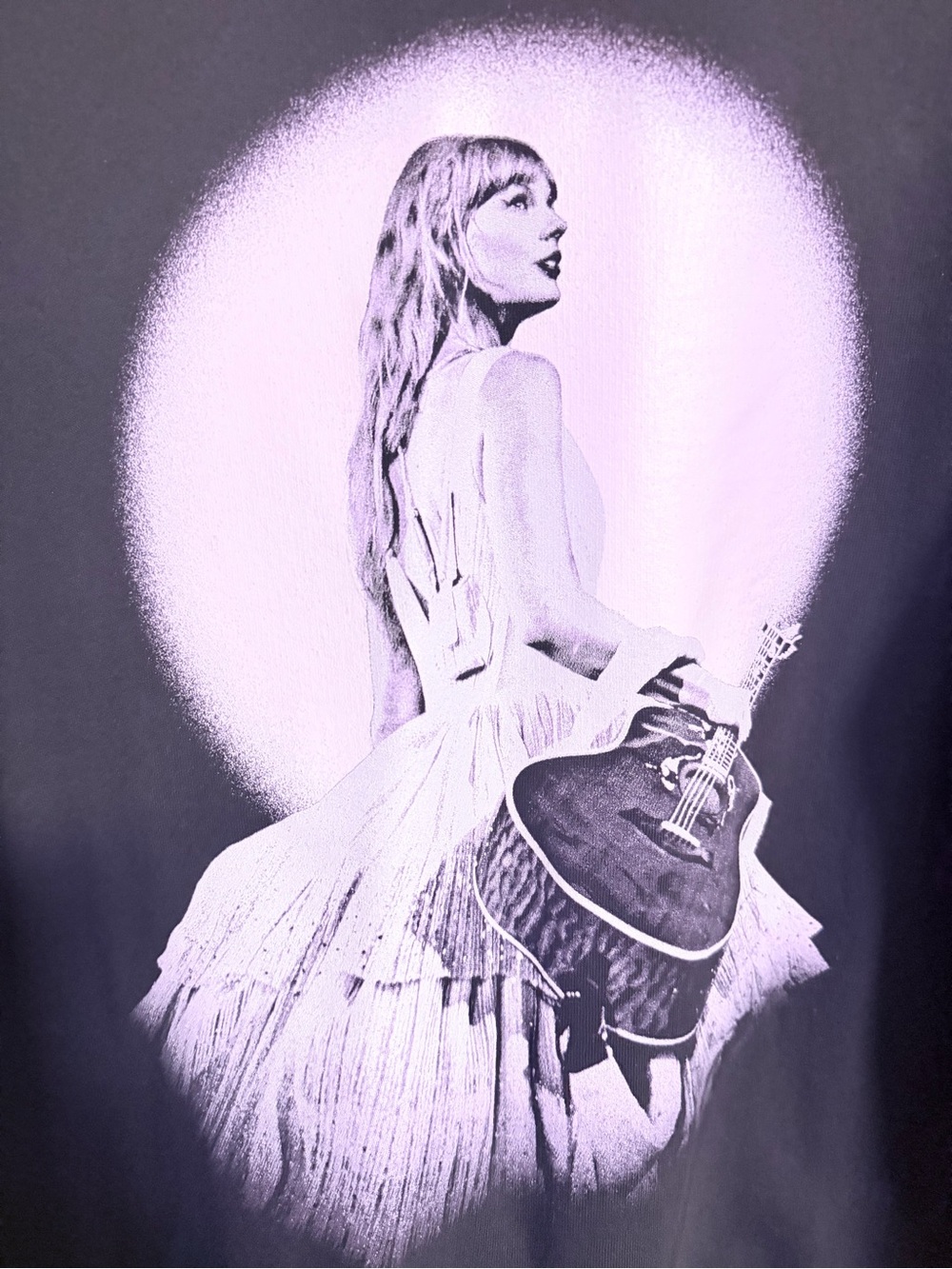 Taylor Swift The Eras Tour Black Crewneck Sweater